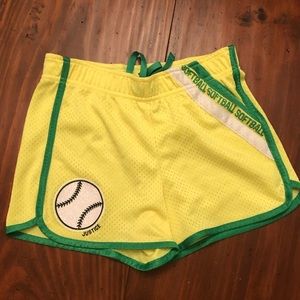 Justice softball shorts